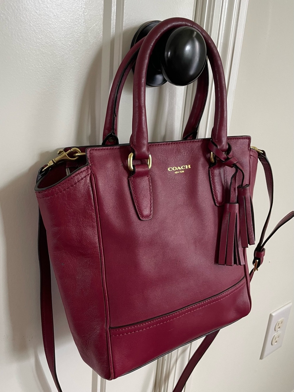 COACH Mini Tanner Leather Bag - Picture 3 of 10